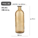 【巨路生活】彩色透明玻璃花瓶 小口玻璃瓶-規格圖11