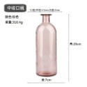 【巨路生活】彩色透明玻璃花瓶 小口玻璃瓶-規格圖11