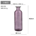 【巨路生活】彩色透明玻璃花瓶 小口玻璃瓶-規格圖11