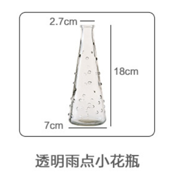 【巨路生活】迷你花瓶 小花瓶 水培植物花瓶-細節圖4