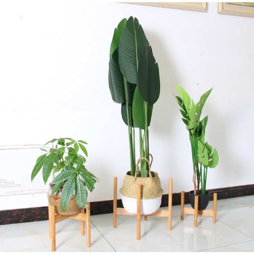 【巨路生活】實木十字花架 陽臺小花架 多肉花盆架-細節圖6