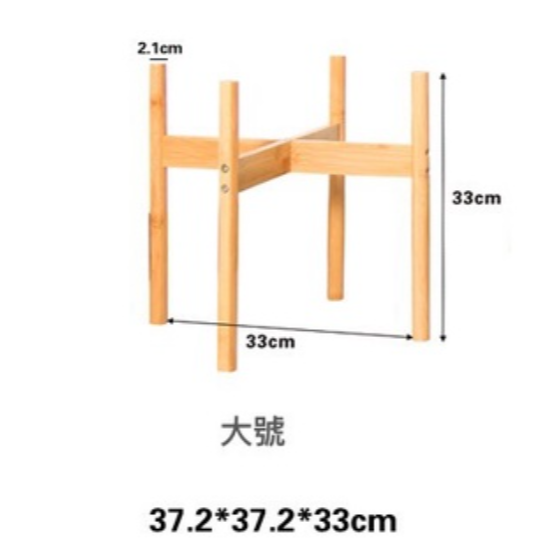 【巨路生活】實木十字花架 陽臺小花架 多肉花盆架-細節圖10