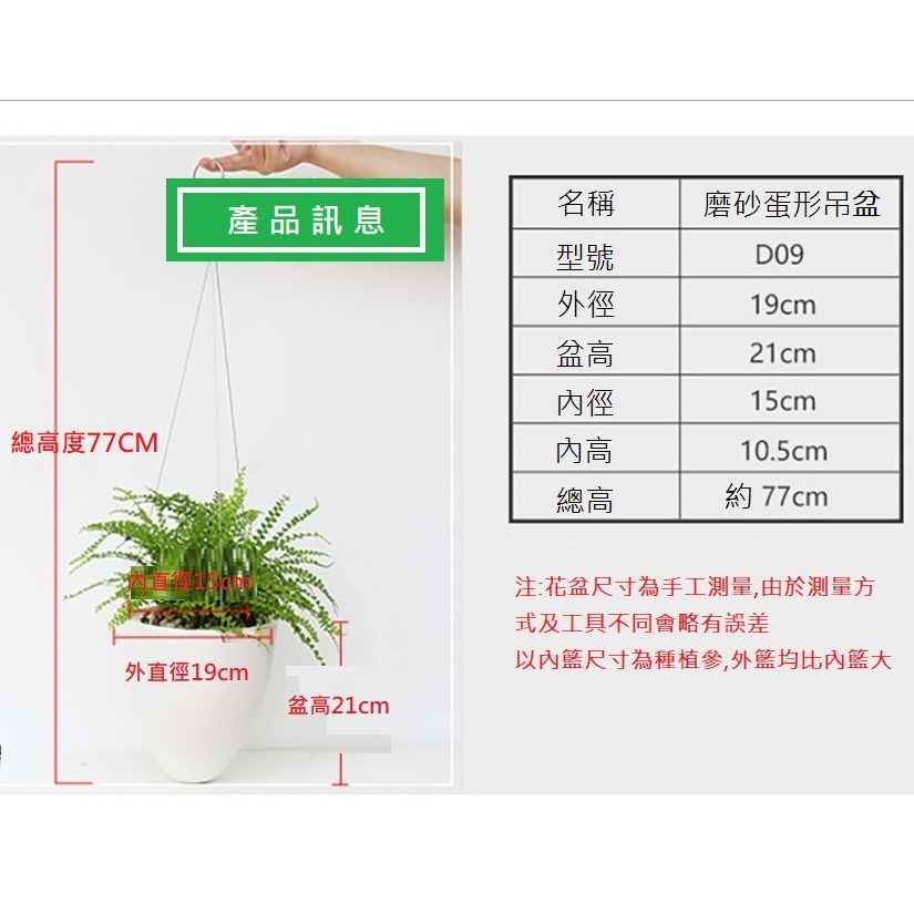 【巨路生活】花盆 懸吊花盆  新款加厚鋼絲吊盆-細節圖2