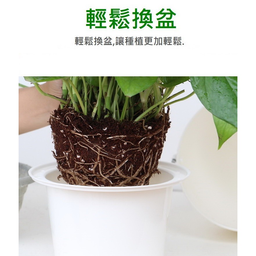 【巨路生活】花盆 懸吊花盆  新款加厚鋼絲吊盆-細節圖4