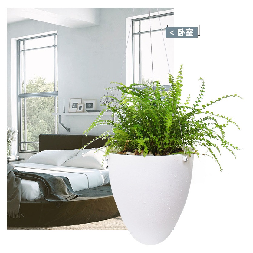 【巨路生活】花盆 懸吊花盆  新款加厚鋼絲吊盆-細節圖11