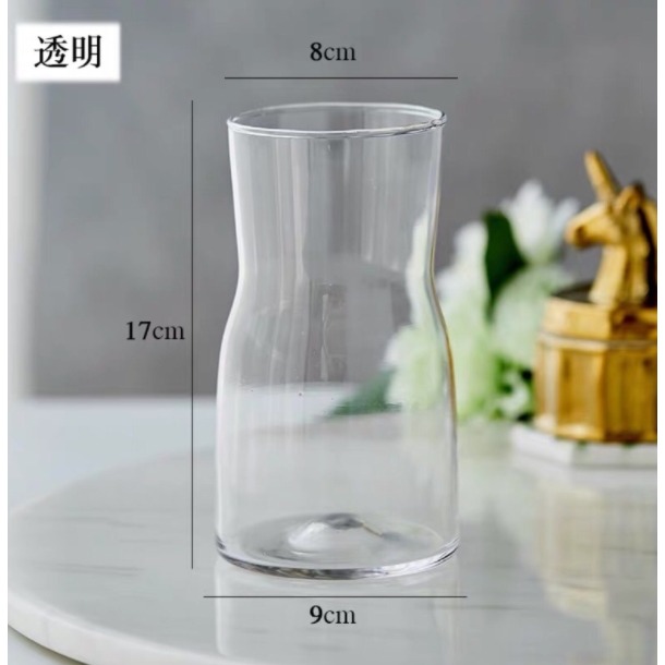 【巨路生活】玻璃花瓶 漸變煙灰幻彩插花瓶-細節圖4