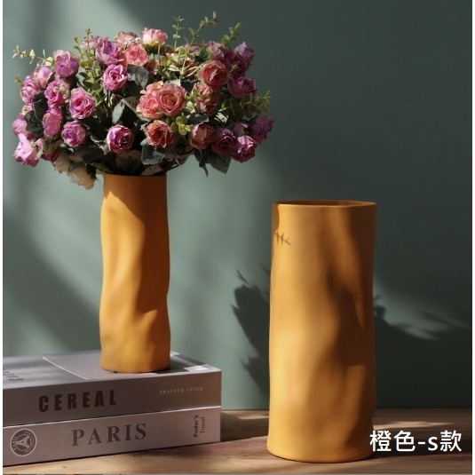 【巨路生活】Picasso陶瓷花瓶 莫蘭迪色家居擺件-規格圖10