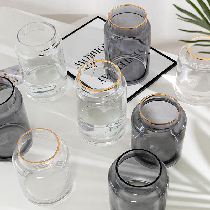 【巨路生活】透明玻璃花瓶 水培鮮花百合插花花瓶-細節圖7