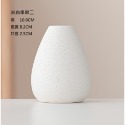 【巨路生活】白色陶瓷花瓶 條紋陶瓷花瓶 裝飾工藝術品-規格圖9