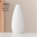 【巨路生活】白色陶瓷花瓶 條紋陶瓷花瓶 裝飾工藝術品-規格圖9