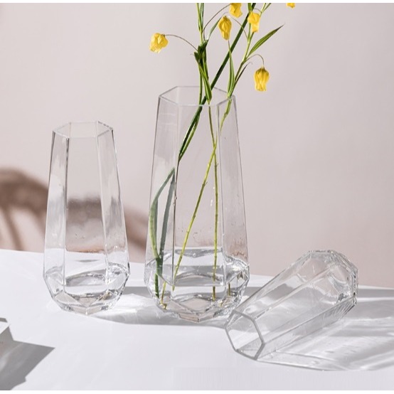 【巨路生活】透明花瓶玻璃 造型花瓶 水培植物花瓶-細節圖3