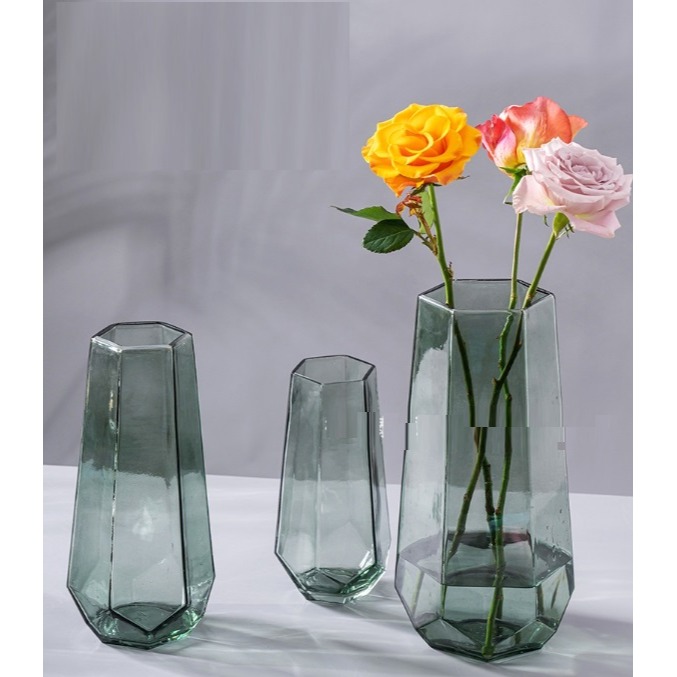 【巨路生活】透明花瓶玻璃 造型花瓶 水培植物花瓶-細節圖5