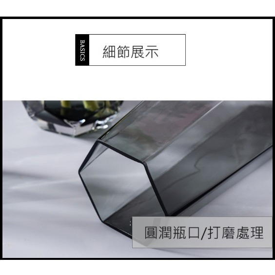 【巨路生活】透明花瓶玻璃 造型花瓶 水培植物花瓶-細節圖8