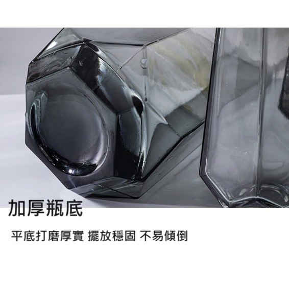 【巨路生活】透明花瓶玻璃 造型花瓶 水培植物花瓶-細節圖9