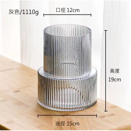 【巨路生活】玻璃花瓶 簡約彩色花瓶 輕奢家居餐桌玻璃花瓶 水養水培花瓶 裝飾品擺件-規格圖9