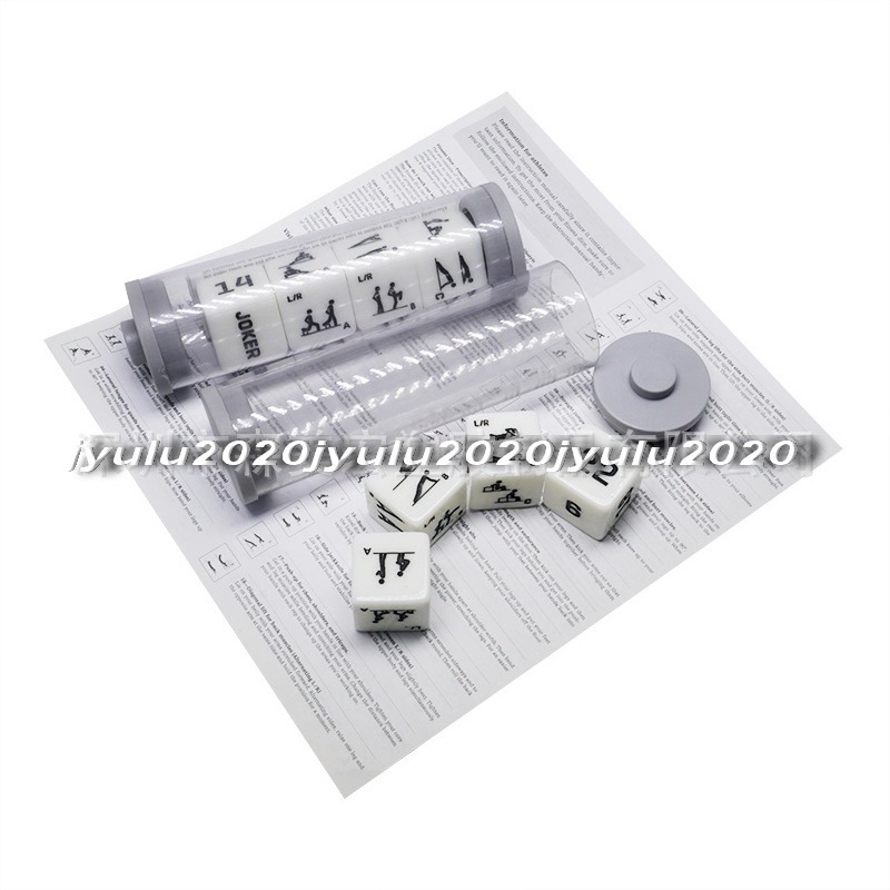 【巨路生活】骰子遊戲 運動愛好者 健身骰子 真心話大冒險 居家運動-細節圖5