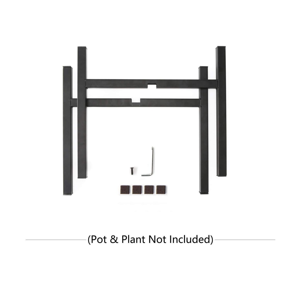 【巨路生活】十字花架-寬度可調節24-36cm高度38  鐵藝落地花架子 花架 熱銷貨現-細節圖7