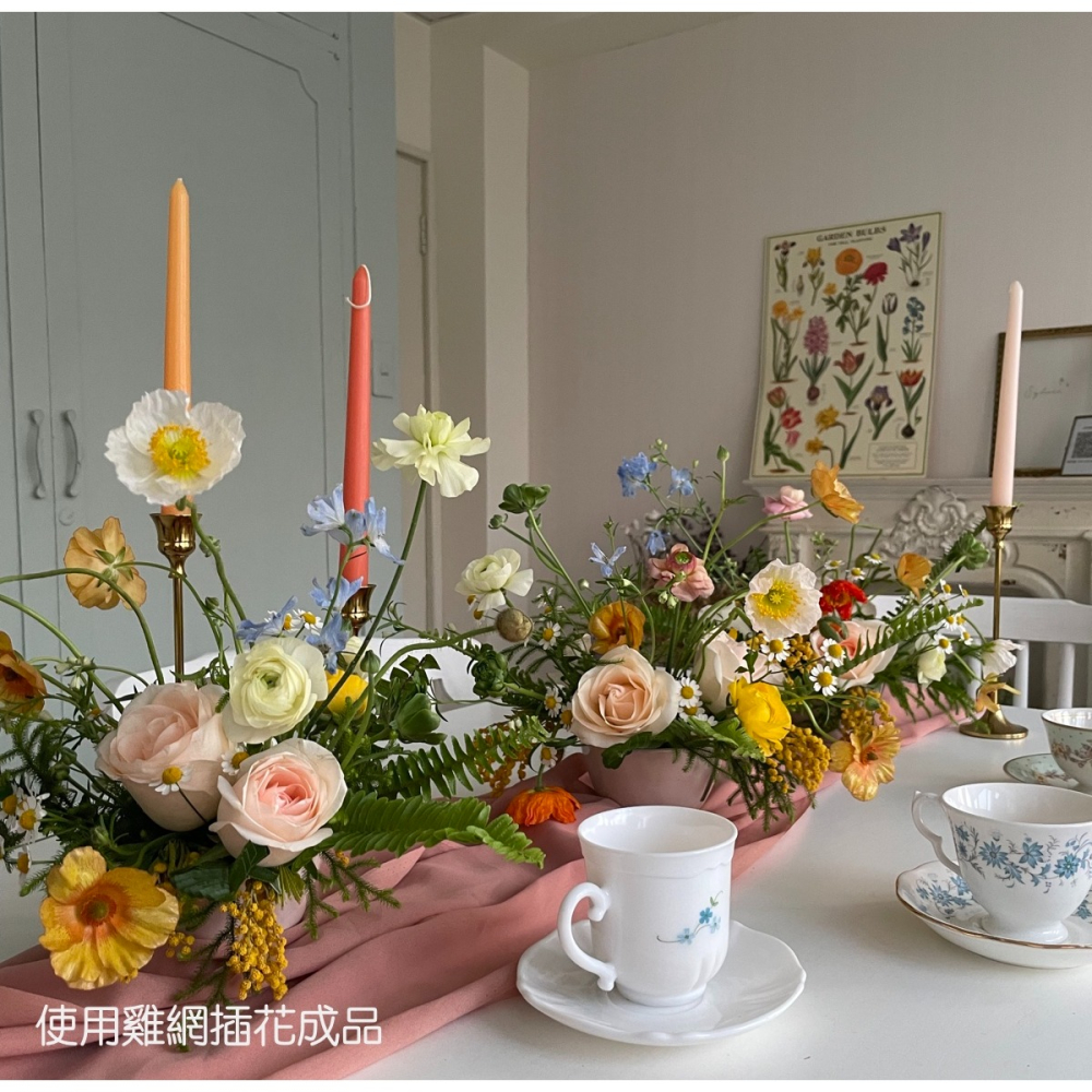 【巨路生活】插花雞網 長50公分 六角鐵絲網 雞籠 工藝綠色塗層-細節圖4