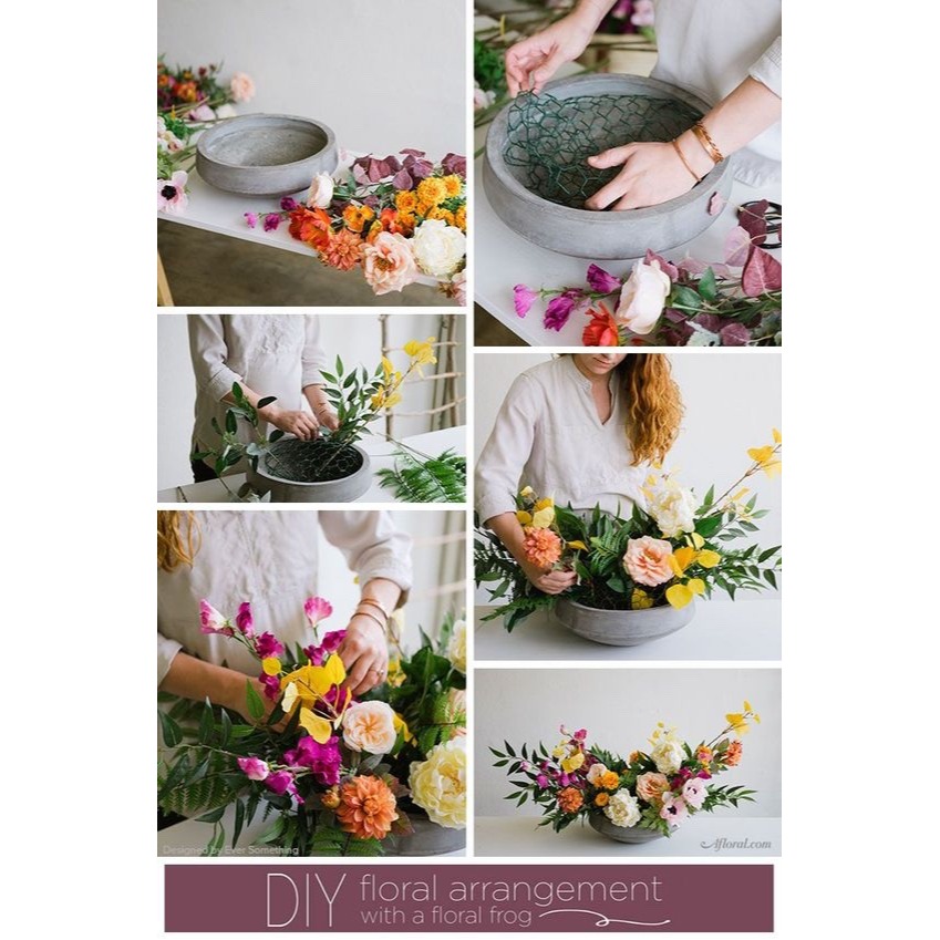 【巨路生活】插花雞網 長50公分 六角鐵絲網 雞籠 工藝綠色塗層-細節圖5