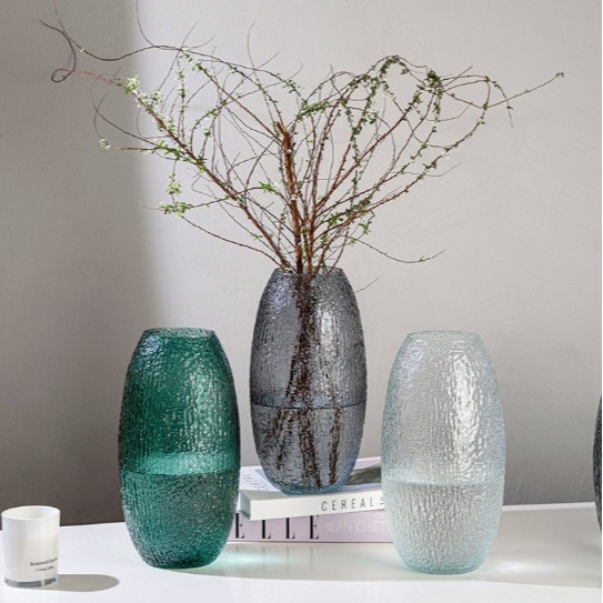 【巨路生活】玄關大型玻璃花瓶 透明水養花瓶-細節圖2