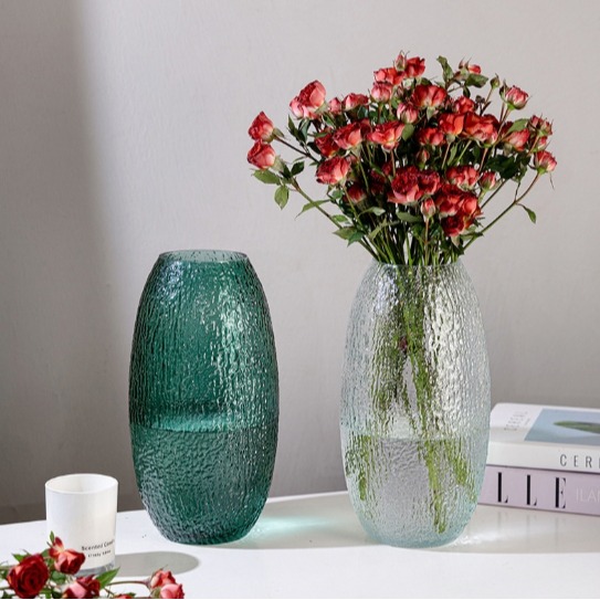 【巨路生活】玄關大型玻璃花瓶 透明水養花瓶-細節圖4