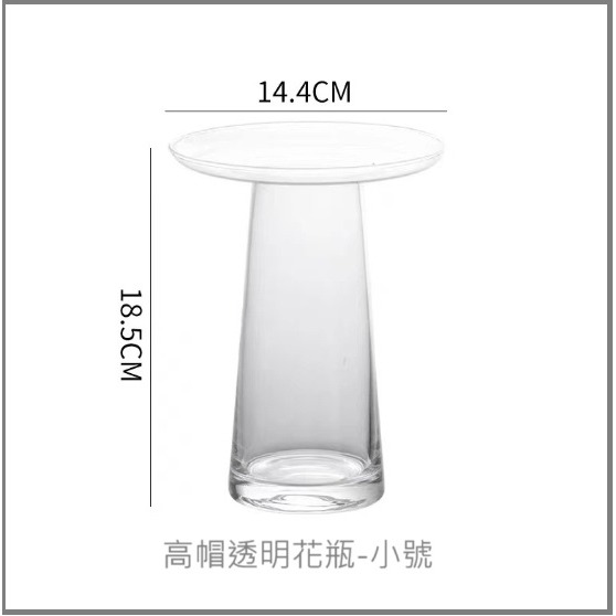 【巨路生活】北歐透明玻璃 水養花瓶 家居擺飾 幹花鮮花  插花花瓶-規格圖9