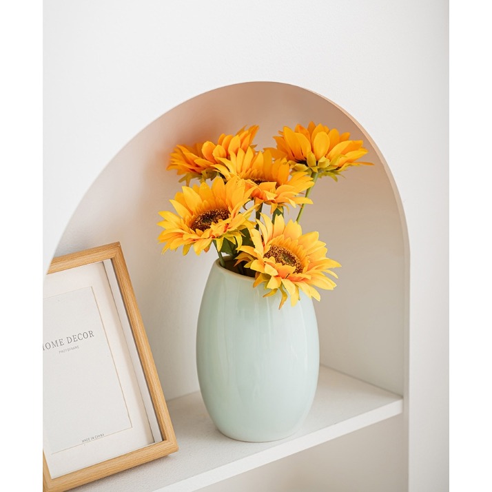 【巨路生活】陶瓷花瓶 青瓷花瓶 家居客廳擺件-細節圖2