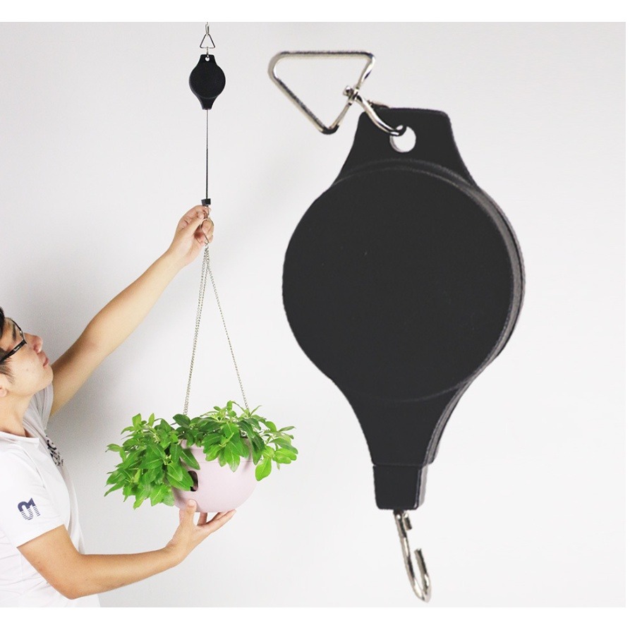 【巨路生活】花盆吊籃  麻繩吊籃  懸吊花盆綠植盆栽 植物花吊籃-細節圖10