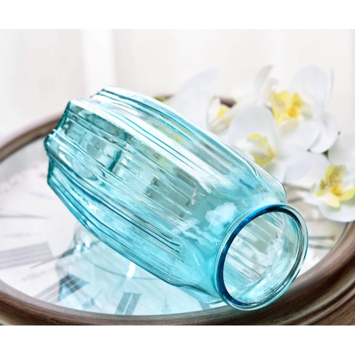 【巨路生活】 多角造型花瓶|花器  花瓶凹槽線條光影更豐富-細節圖4