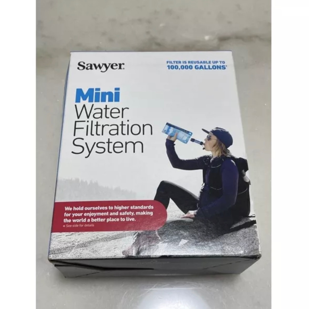 現貨 Sawyer Mini Water Filtration System 戶外輕便小型濾水器 健身 露營登山戶外運動-細節圖2