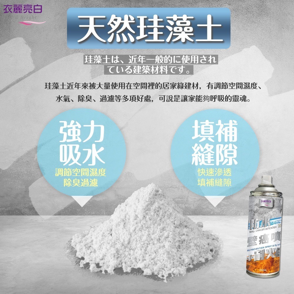 衣麗亮白 防水耐火壁癌噴 補漏噴霧 屋頂防水膠 修復噴霧 壁癌噴 防水達人 壁癌救星 快速修補 補牆膏 壁癌 抓漏-細節圖7