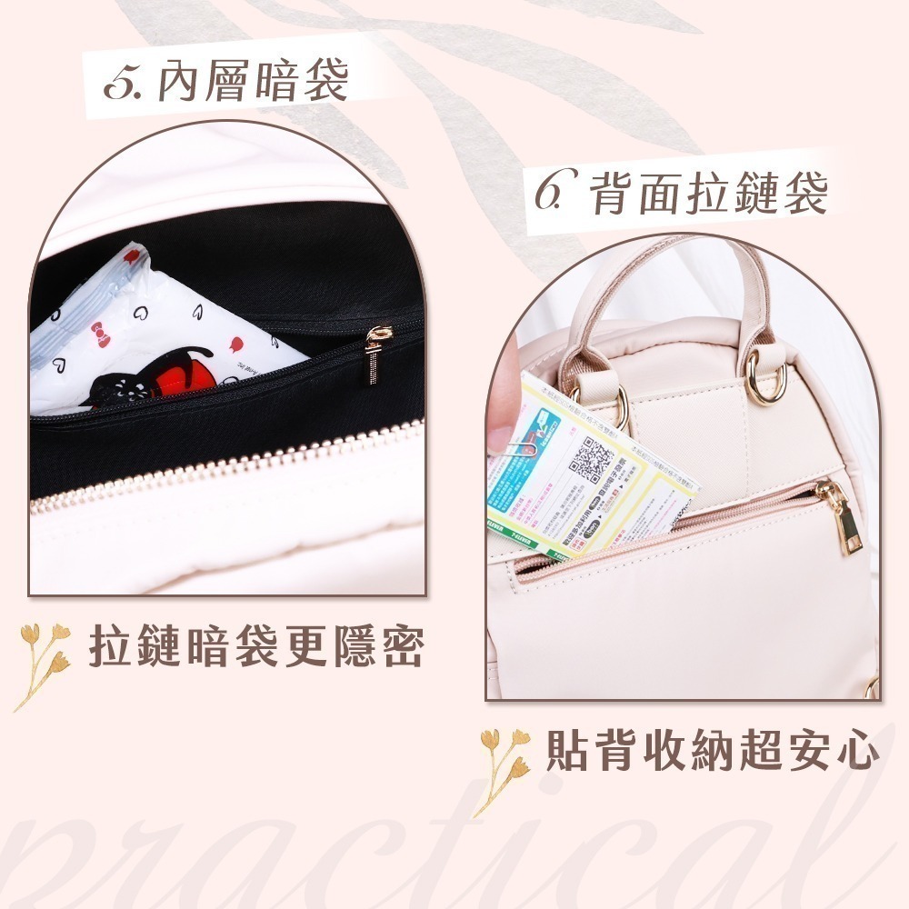 【限時購】JOJOGO 大容量迷你後背包 迷你小後背 防潑水 尼龍後背包 後背包 包包 媽媽包-細節圖5