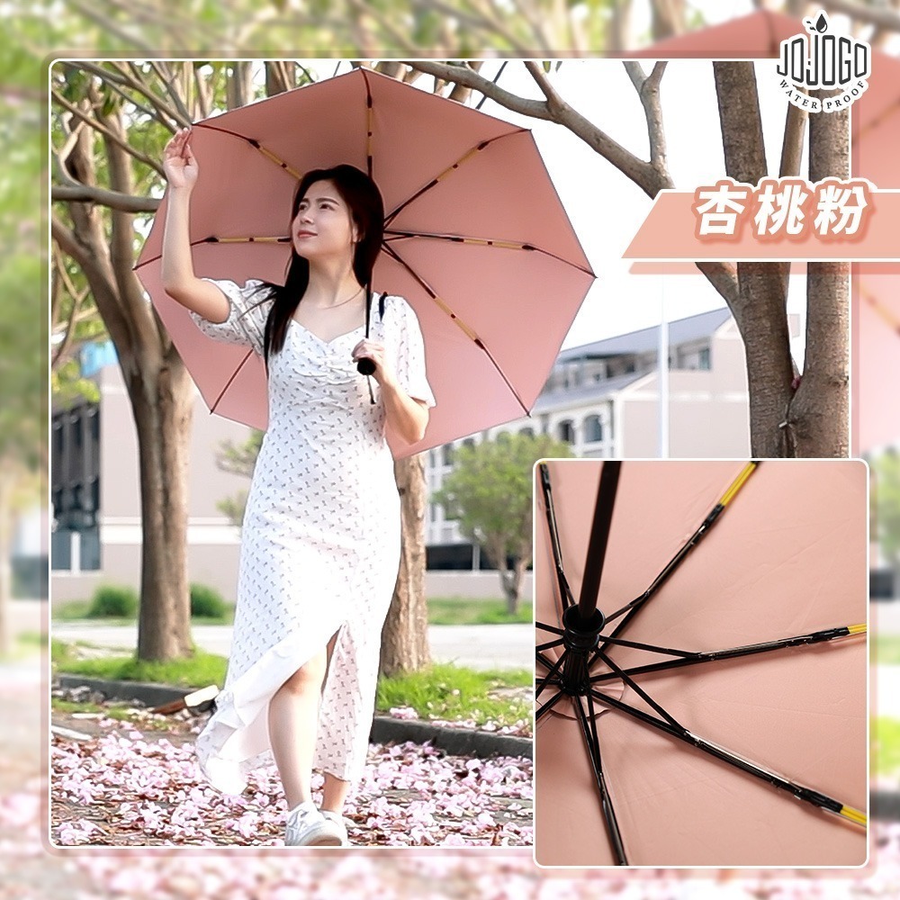 【7-ELEVEN門市團購】JOJOGO 輕鋒傘 16骨 輕量傘 自動傘 雨傘 防曬傘 輕量傘 雨傘 折疊傘 黑膠傘-細節圖11