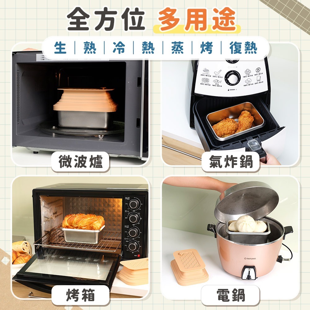 WondaMom 可微波304不鏽鋼伸縮保鮮盒三件組 保溫盒 便當盒 不鏽鋼保鮮盒 便攜餐盒 便當盒 飯盒-細節圖8