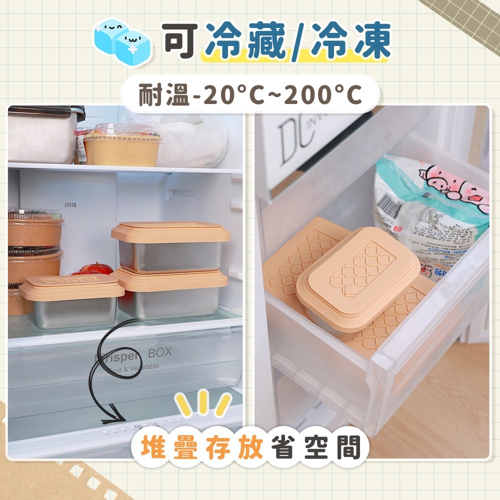 WondaMom 可微波304不鏽鋼伸縮保鮮盒三件組 保溫盒 便當盒 不鏽鋼保鮮盒 便攜餐盒 便當盒 飯盒-細節圖9