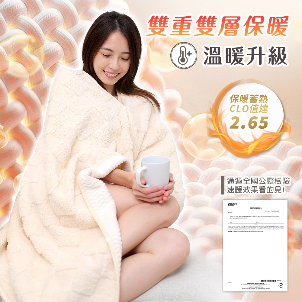 JOJOGO 揪揪購 多功能雲朵披肩毯 寶寶毯 寵物毯 冷氣毯薄毯 沙發毯 牛奶毯 冬毯 懶人毯 披肩毯 午睡毯-細節圖4