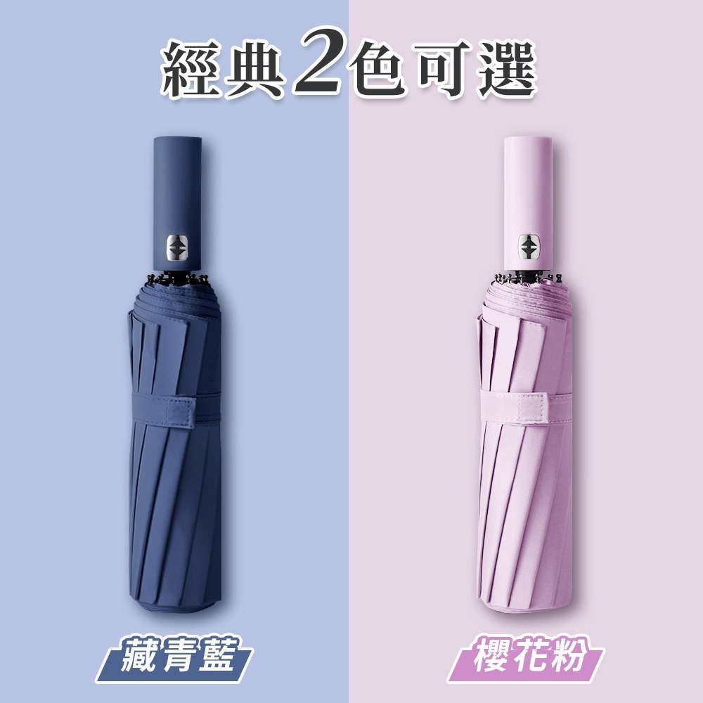 【7-ELEVEN 門市團購】JOJOGO 24骨超抗風晴雨傘  自動傘 24骨傘 黑膠 UV傘 防曬傘-細節圖11