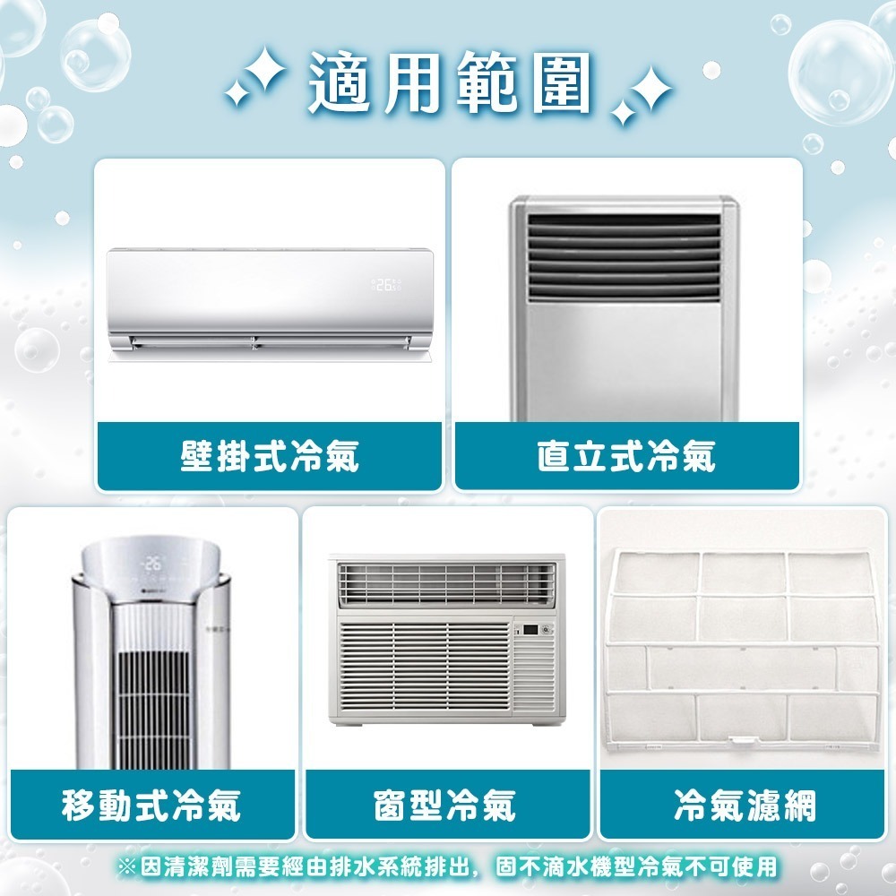 【限時購】衣麗亮白 冷氣清潔慕斯 520ml/瓶 2入組 冷氣清潔 冷氣清洗劑 空調清潔劑 免沖洗-細節圖10