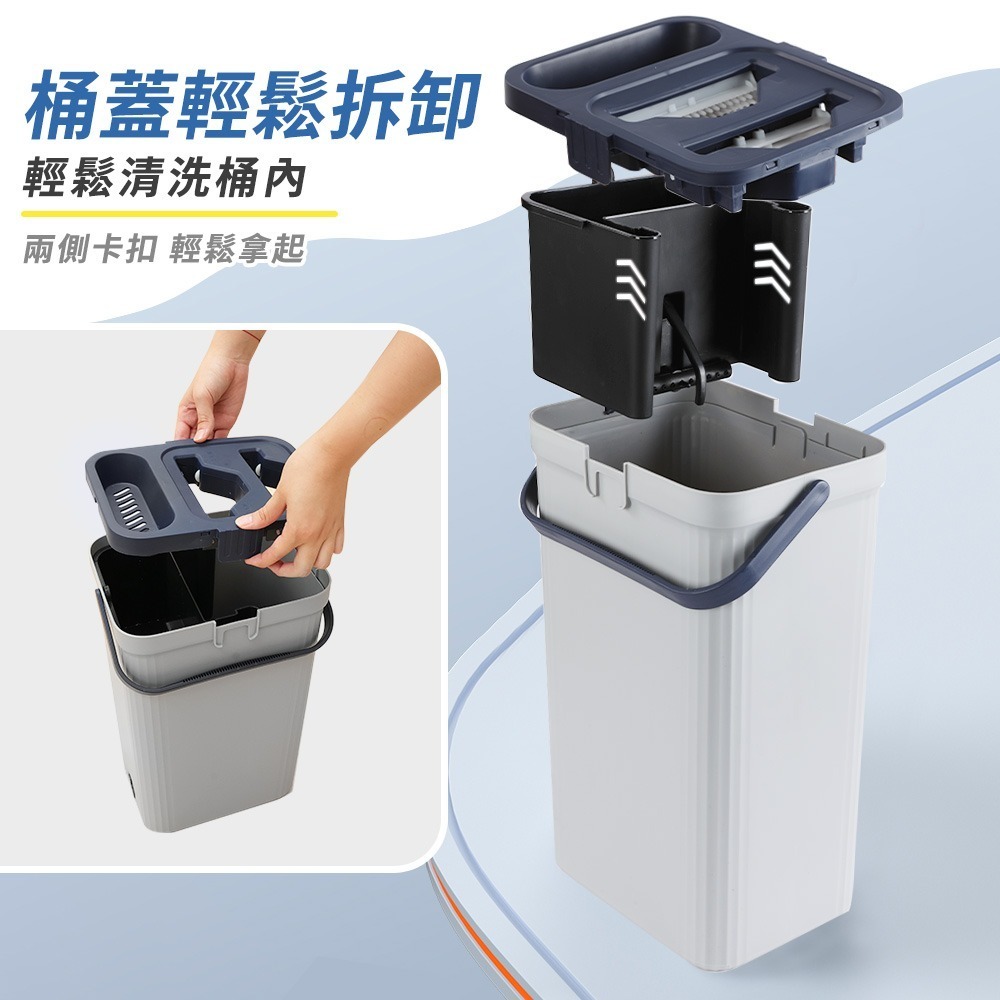 JOJOGO 污利海 升級版髒淨分小神拖 平板拖把 淨汙分離拖把 汙水分離拖把 旋轉拖把 懶人拖把 淨污分離 直立拖把-細節圖11