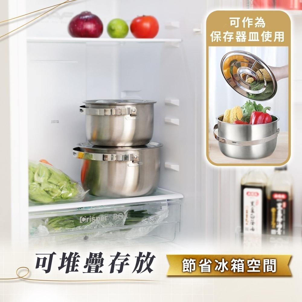 【7-ELEVEN 門市團購】Wondamom 不鏽鋼百搭調理鍋六件組  304不鏽鋼 內鍋 湯鍋 燉鍋 萬用鍋-細節圖10