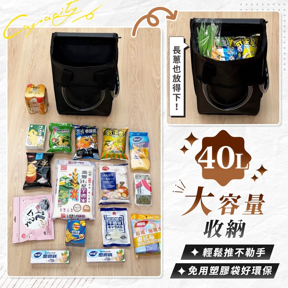 JOJOGO 大胃王購物登機包 登機包 購物車 摺疊購物車 買菜車 拉桿行李袋 行李袋 旅行包 旅行袋 防水 購物袋-細節圖9