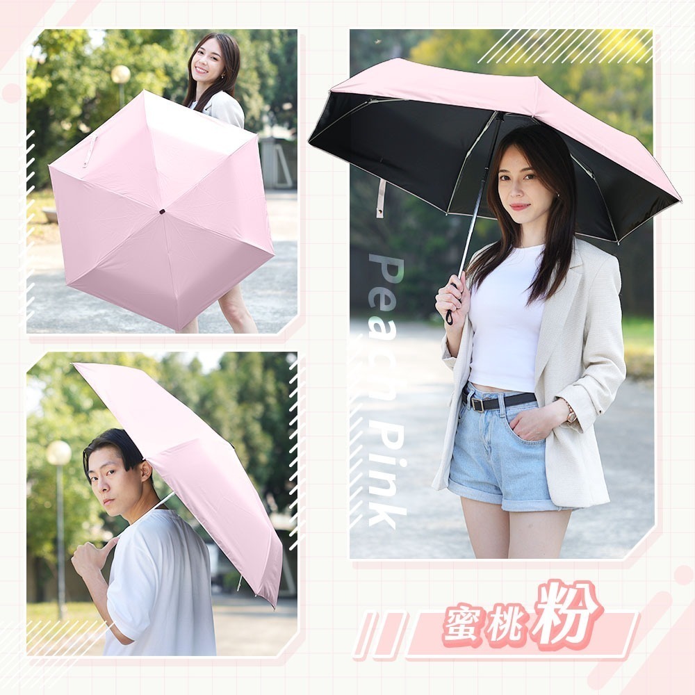 【限時購】JOJOGO 極薄自動輕羽傘 黑膠自動傘 防曬傘 遮陽傘 晴雨傘 自動傘 輕量傘-規格圖11