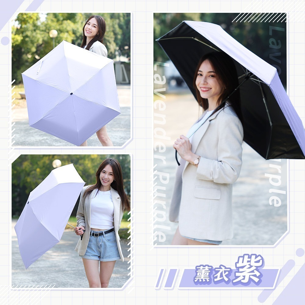 【限時購】JOJOGO 極薄自動輕羽傘 黑膠自動傘 防曬傘 遮陽傘 晴雨傘 自動傘 輕量傘-規格圖11