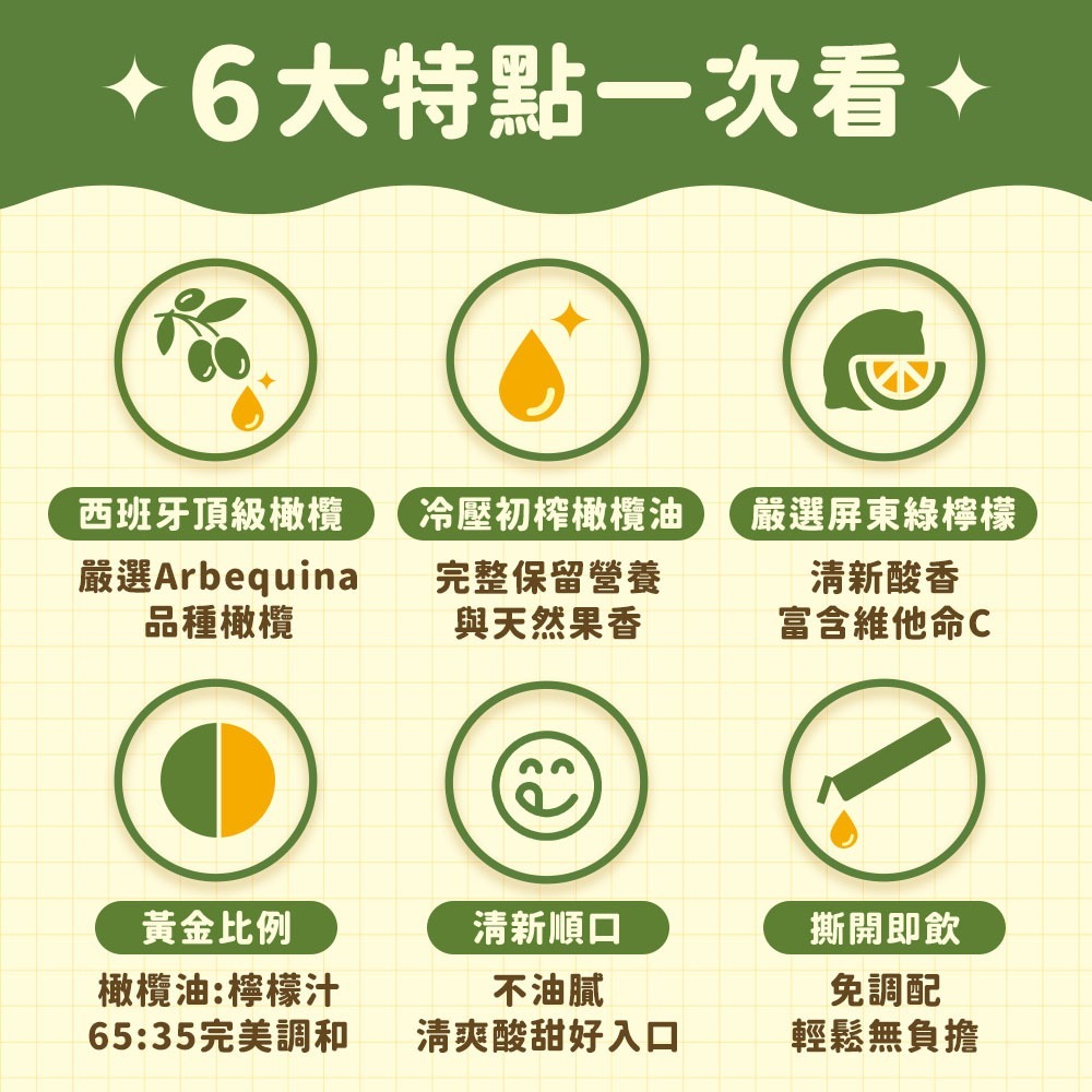 年方十八 檸檬橄欖油順順包 18ml/包 14包/盒 有機橄欖檸檬飲 檸檬橄欖油 橄欖油 檸檬汁 雙效飲 代購 隨身飲-細節圖3
