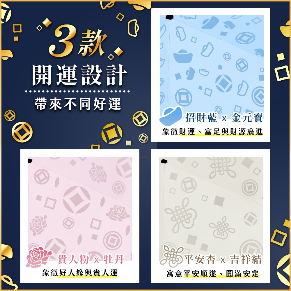 JOJOGO  遇水見財極薄輕羽傘 鹿港天后宮祈福過爐 自動傘 黑膠自動傘 防曬傘 遮陽傘 速乾傘 晴雨傘 輕量傘-細節圖5