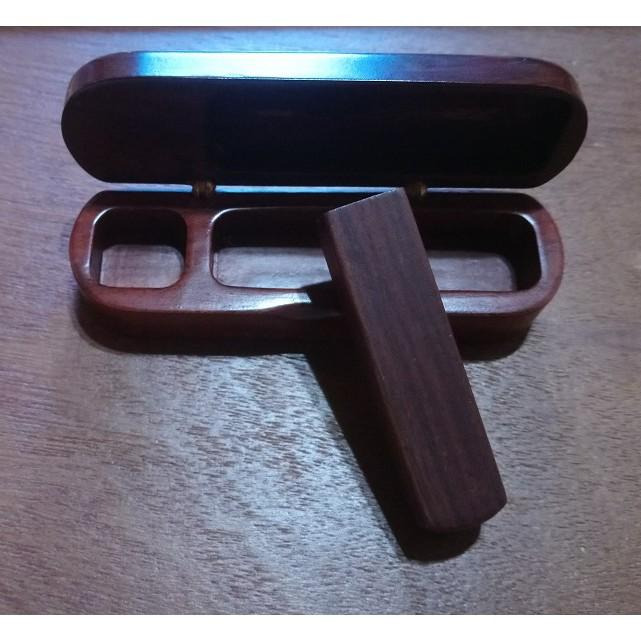 印章 印章盒 木盒收納 實木質便攜式 木制實木雕印章收納-細節圖4