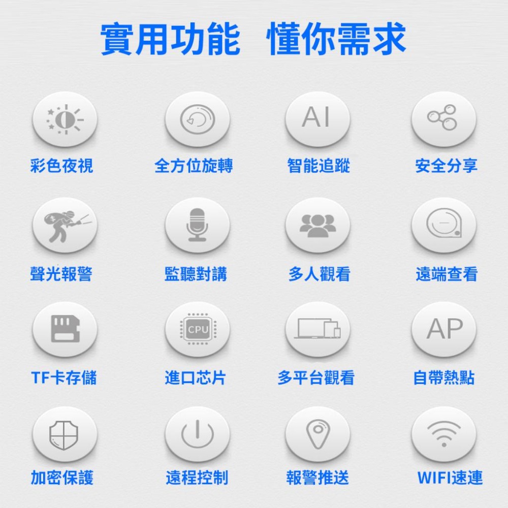 yoosee 凱利源 無線監視器 十代智能 WiFi 1080P 彩色夜視 高清 防水 戶外 網路攝影機 智能追蹤 報警-細節圖4