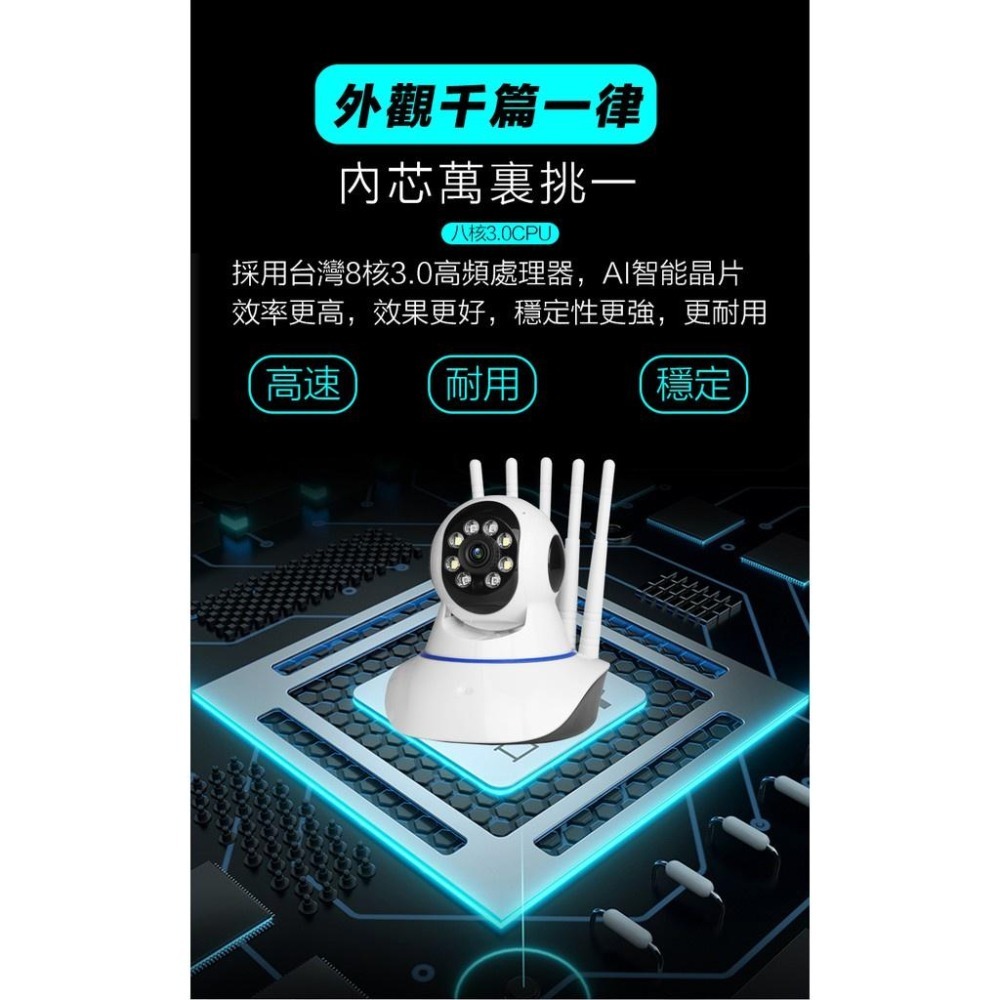 YOOSEE 無線 監視器 1080P 智能追蹤 手機APP 遠端監控 警報偵測 WIFI 寵物攝影機 鏡頭 多人觀看-細節圖2