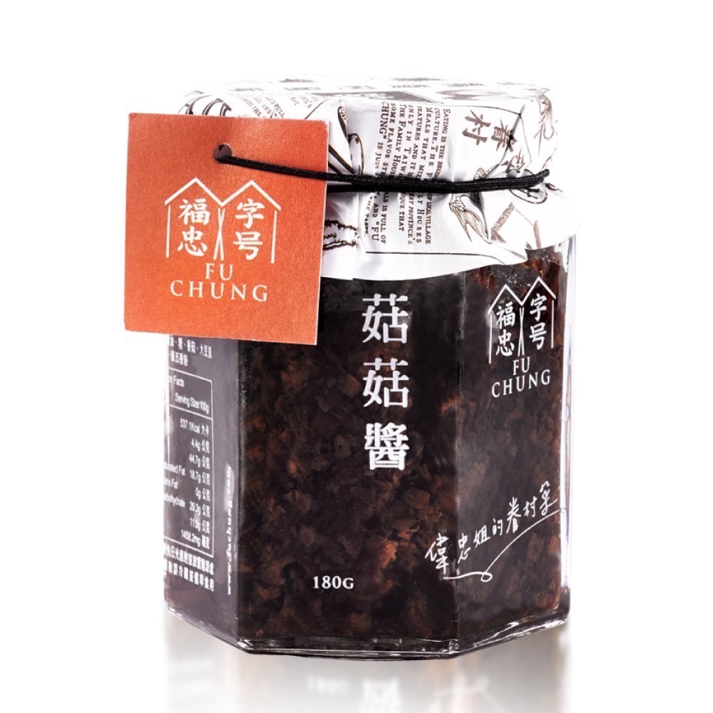 ￼福忠字號  招牌炸醬/香蔥肉燥醬/菇菇醬 180g罐裝 [甄品饌]-細節圖3