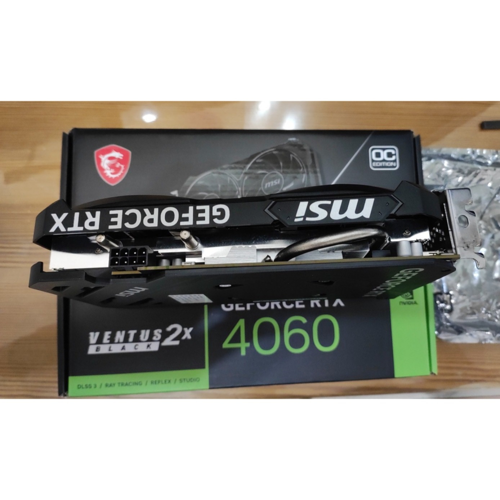 保固內 保固長 微星 RTX 4060 VENTUS 2X BLACK 8G OC RTX4060 GeForce-細節圖5